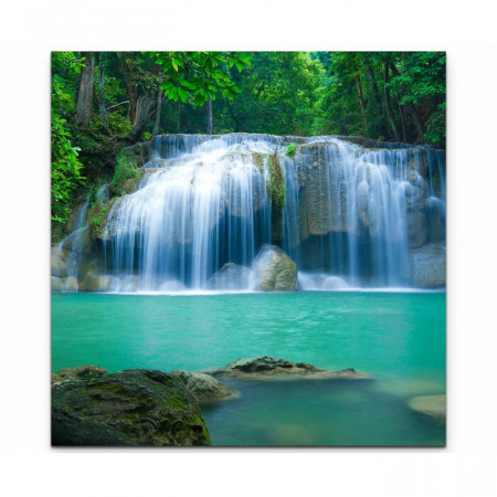 Tablou, Cascada Erawan, 60 x 60 cm - Img 1
