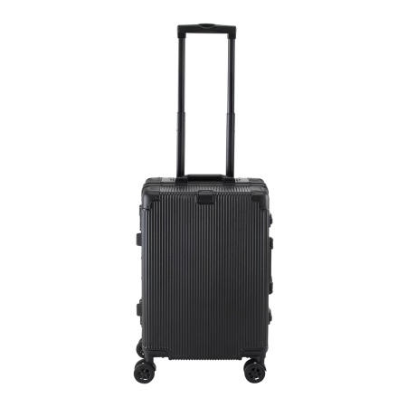 Troler / Valiză neagră Miami S, Lungime/Lățime/Înălțime: 38/24/58 cm