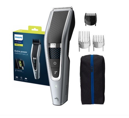 Aparat de tuns PHILIPS HC5630/15, 0.5-28 mm, 28 trepte, Litiu Ion, Lavabil, Argintiu, Resigilat, Grad B