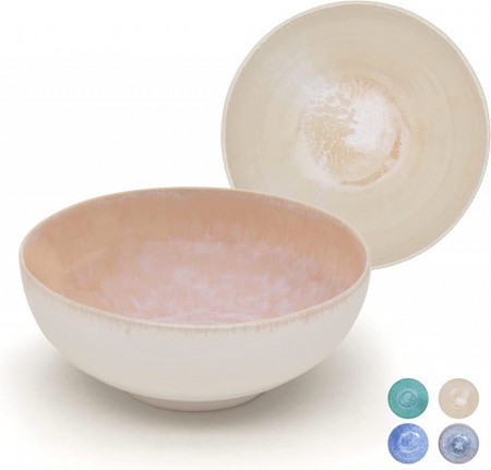 Bol Cozymondo, ceramica, roz, 17 cm - Img 1