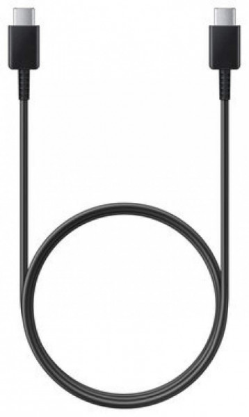 Cablu de incarcare rapida SAMSUNG, negru, EP-DG980, USB C la USB C, pentru S10/S20/Note 10/Note 20