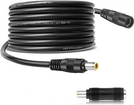 Cablu prelungitor exterior PAEKQ, cupru, negru, 3 m
