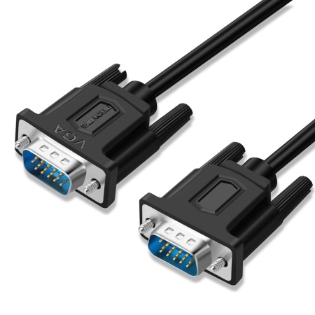 Cablu VGA la VGA Shuliancable, metal/PVC, negru, 20 m, 1080p