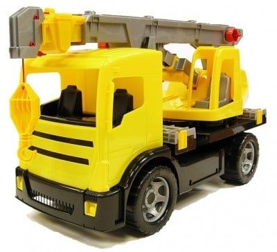 Camion cu macara Gigant, plastic, 70 cm