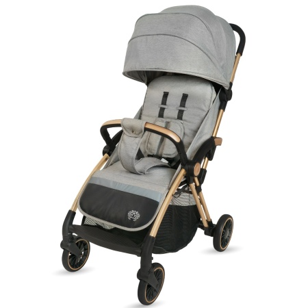 Carucior Sport AppeKids â€“ Upp â€“ Ultracompact, Pliere automata, De la nastere la 22kg - Powder Grey