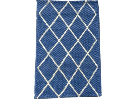 Covor My Home, lana, albastru, 120 x 180 cm - Img 1