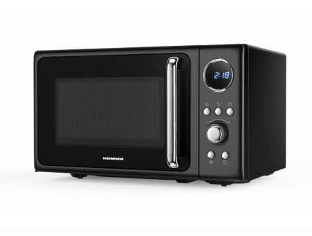 Cuptor cu microunde Heinner HMW-MD20DRBK, capacitate 20L, control digital, 800W - Img 1