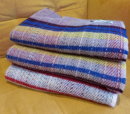 Cuvertura de pat The Present, lana, multicolor, 120 x 150 cm