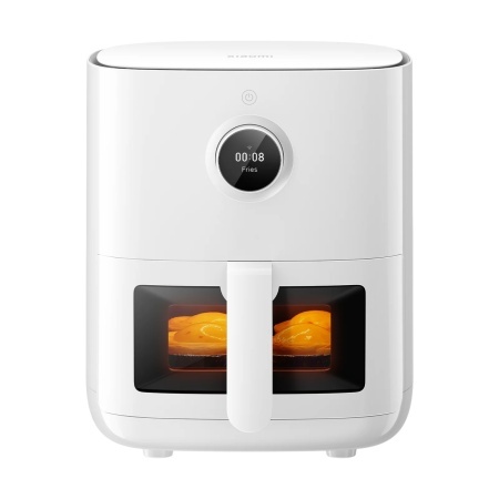 Friteuza fara ulei (AirFryer) Xiaomi Mi Smart Air Fryer BHR6943EU, 1600 W, 4 l, geam, display OLED, alb, RESIGILAT, 1 AN GARANTIE - Img 1