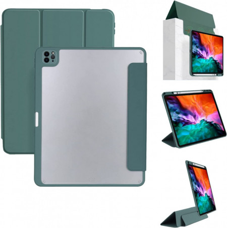Husa de protectie pentru iPad Pro 11 Caz 2021/2020/2018 Tasnme, TPU, verde - Img 1