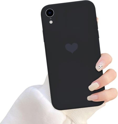 Husa de protectie pentru iPhone XR Newseego, silicon, negru, 6,1 inchi