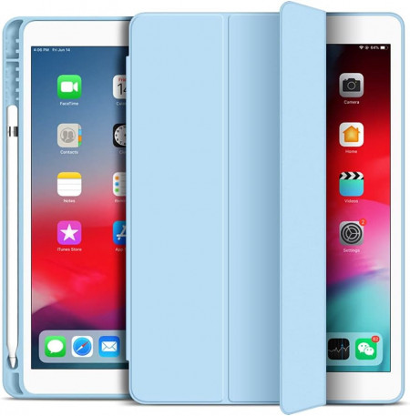 Husa de protectie pentru pentru iPad Air VAGHVEO, TPU, albastru, 10,9 inchi