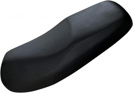 Husa de protectie pentru saua motocicletei Lihao, piele, negru, 92,5 x 48 cm