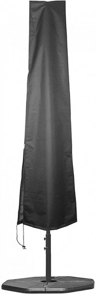Husa de protectie pentru umbrele rezistent la UV Bodium, negru, tesatura Oxford/plastic, 190 x 26/56 cm