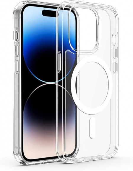 Husa leChivée pentru iPhone 14 Pro Max, TPU, transparent, 6,7 inchi