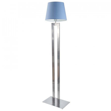 Lampadar Arnes, metal/textil, albastru/argintiu, 172 x 40 x 40 cm - Img 1