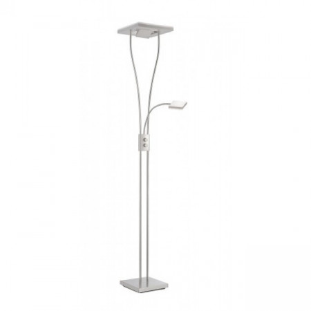 Lampadar Helia I, LED, metal/plastic, alb, 57 x 198 x 5.9 cm - Img 1
