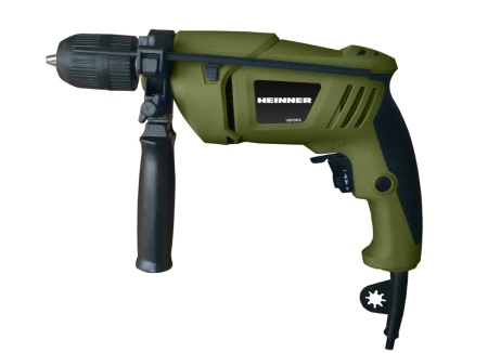 Masina de gaurit cu percutie (bormasina) Heinner, 500W, 3000 RPM, Mandrina automata 13 mm, RESIGILATA, 1 AN GARANTIE