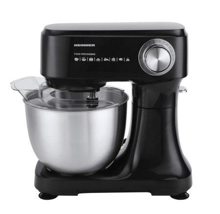 MIXER PLANETAR HEINNER HPM-D750BK, Putere 600W, Bol 3.5L, 12 viteze, Negru - Img 1