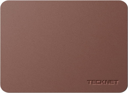 Mouse pad Techken, piele PU, maro, 21 x 27 cm