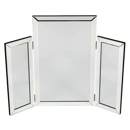 Oglinda cosmetica Damion, argintiu, 60 x 75 x 2 cm - Img 1