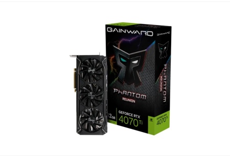 Placa video Gainward GeForce RTX 4070Ti Phantom Reunion GS, 12GB GDDR6X, 192-bit, REFURBISHED, 1 AN GARANTIE