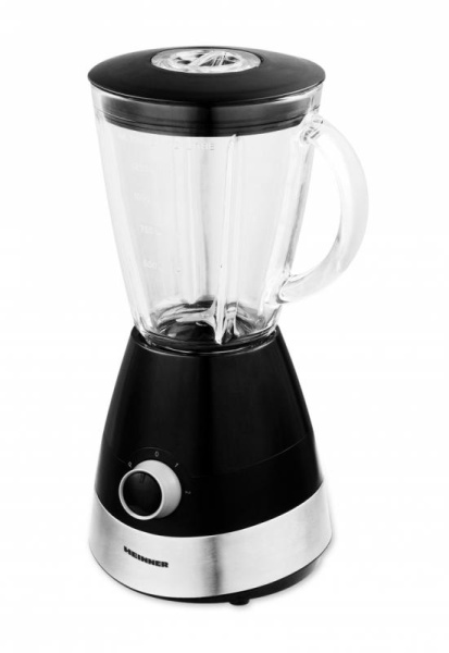 RESIGILAT – BLENDER DE MASA HEINNER HBL-550S, Putere 550 W, Capacitate bol 1.5L, 2 viteze + functie Pulse, Negru/Argintiu