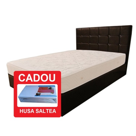 Saltea lux ortopedic DAFIN Salt Confort, 140x190x22 cm, plasa de arcuri tip bonell, fata vara-iarna, fermitate medie