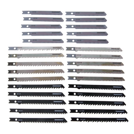 Set 30 lame universale pentru fierastrau Silverline