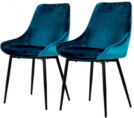 Set de 2 scaune Tenzo albastru, 85 x 47 cm - Img 1
