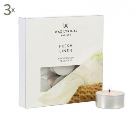 Set de 27 candele parfumate Fresh Linen - Img 1