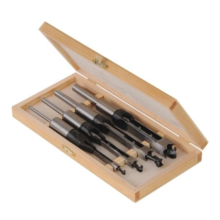 Set de 4 burghie cu muchii ascutite Silverline
