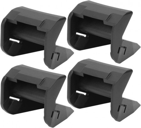 Set de 4 protectii pentru schimbare anvelope Tarente, ABS, negru - Img 1