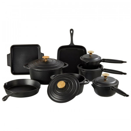 Set de 8 vase de gatit din fonta Cooks Professional - Img 1