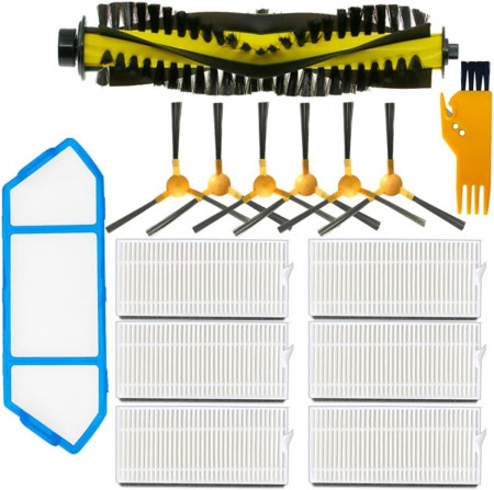 Set de accesorii de inlocuire pentru aspirator robot NetBot S15 Yuikome, plastic, multicolor