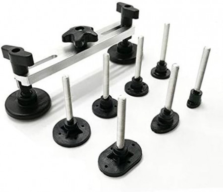 Set de instrumente pentru indreptarea suprafetelor de metal TAAMAN, otel inoxidabil/plastic, argintiu/negru