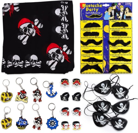 Set decoratiuni pentru Halloween Yisscen, textil/plastic/metal, multicolor, 40 piese