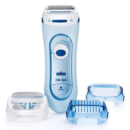 Set Epilator cu Accesorii, Braun, Alb/Albastru, resigilat