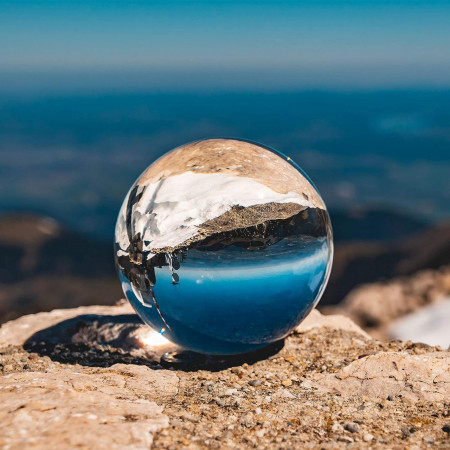 Sfera de cristal pentru fotografii Siumir, transparent, 5,5 cm