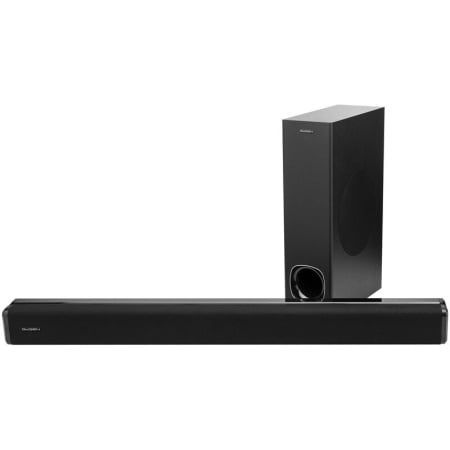 Soundbar 2.1 GoGEN TAS 940 WSB, 100W, USB, Bluetooth, HDMI ARC, intrare optica digitala, afisaj LED, telecomanda