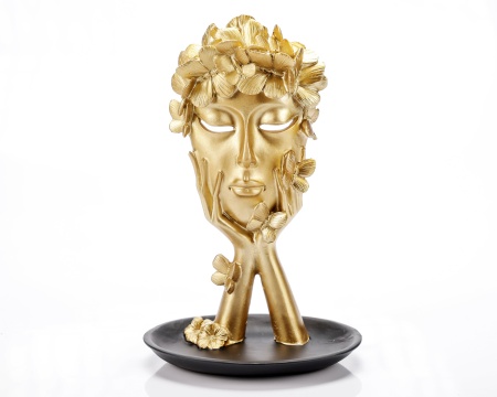 Statueta "Crown Gold" din rasina