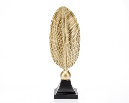 Statueta "Feather" Gold din rasina