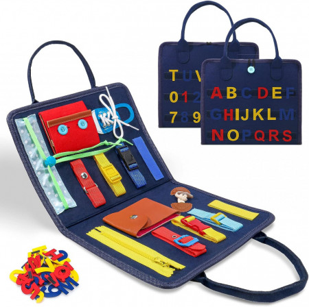 Tabla de joaca pentru copii 3-6 ani Dawinsie, textil/ABS, multicolor
