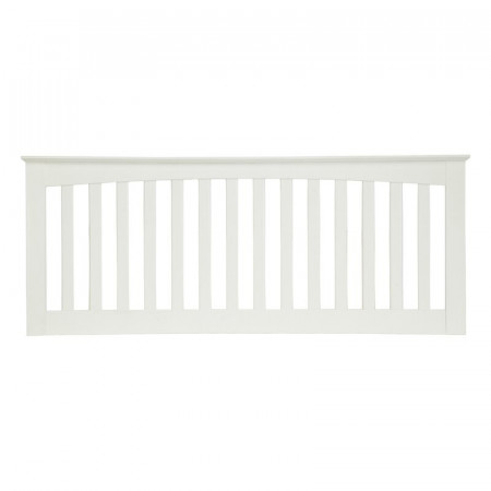 Tăblie pat Amesbury, alb, 65cm H x 3cm D x 183 cm L - Img 1