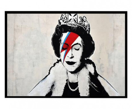 Tablou Banksy Queen, 50x70 cm - Img 1