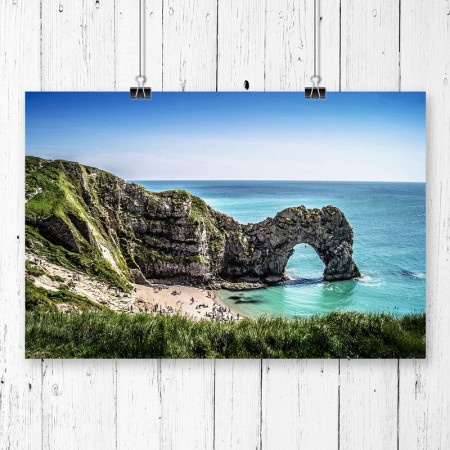 Tablou Durdle Door Cliffs Dorset Seascape, 42 x 59 cm - Img 1
