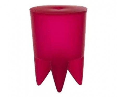Taburet Bubu, plastic, rosu, 32,5 x 44 cm - Img 1