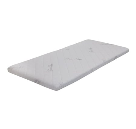 Topper saltea CEDA Memory, 90 x 200 cm, spuma cu memorie 3 cm, husa din fibre Tencel si material antialunecare, detasabila si lavabila