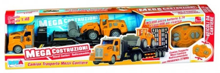 Trailer cu vehicul RS Toys cu radiocomanda