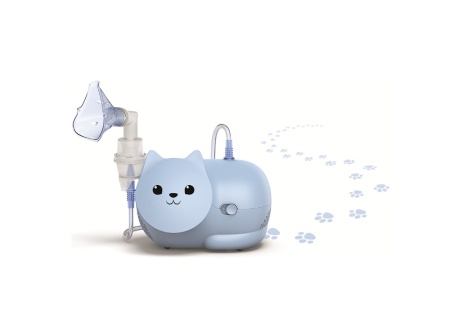 Aparat aerosoli cu compresor OMRON Nami Cat, include masca pentru copii, kit nebulizare, Resigilat, Grad A - Img 1